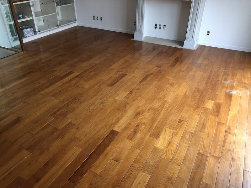 フローリング研磨 施工前